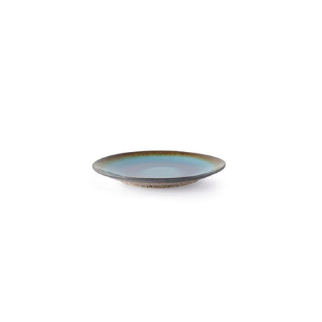 Farfurie Fine Dine, colectia Lazur, diametru 254 mm, portelan decorat manual