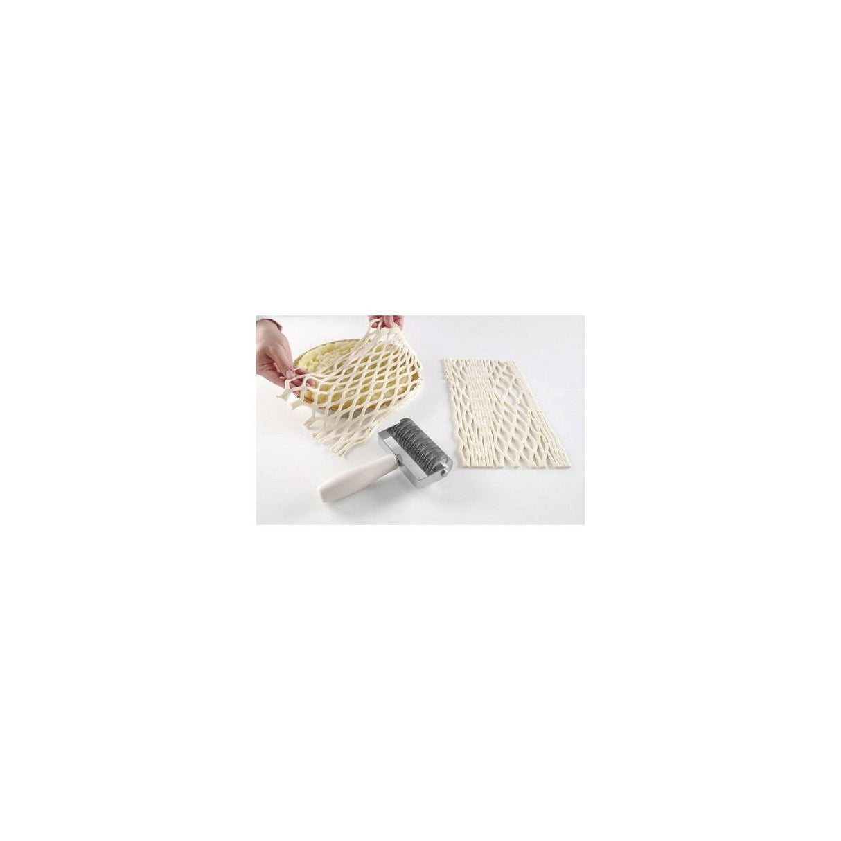 Rola perforare aluat, Hendi, latimea rolei: 120 mm, cu roti de taiere din otel inoxidabil, 135x200mm