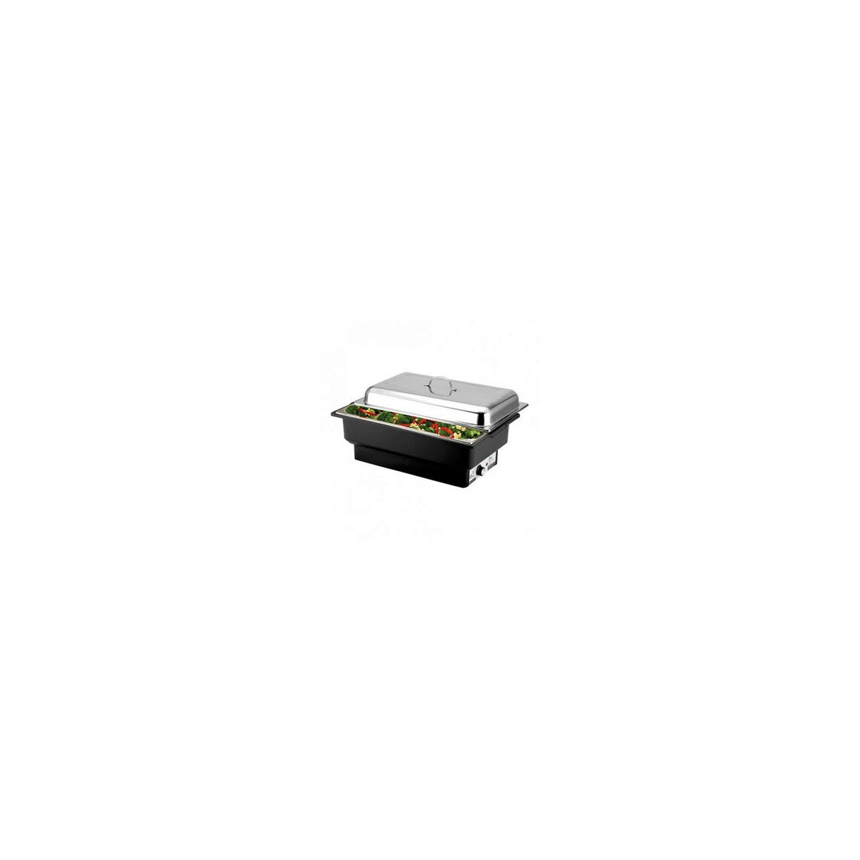 Chafing dish electric Gastronorm GN 1/1, termostat 0-85 gr C, 9 lt, 573x348x(H)284 mm, Hendi Tellano