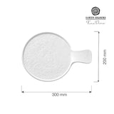 Farfurie de servire cu maner Nordic, 300x220x(H)30 mm Fine Dine