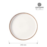 Farfurie cu margine inalta Vanilla, 210 mm Fine Dine