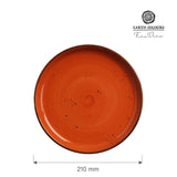 Farfurie cu margine inalta Dahlia, 210 mm Fine Dine