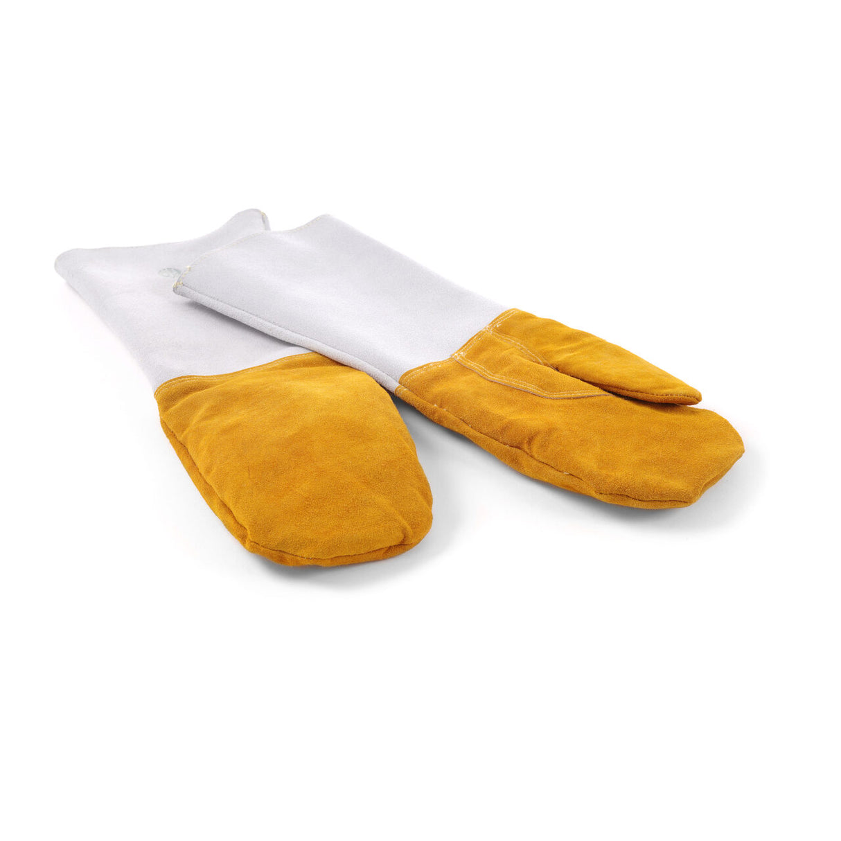 Set 2 manusi din piele pentru cuptor cu protectie pana la 250 gr C, lungime 460 mm, Hendi