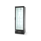 Vitrina frigorifica de prezentare interval temp. 2/10 C, 195 W, corp inox, ARKTIC by Hendi, 600x530x(H)1820 mm 300 Litri, Clasa energetica E