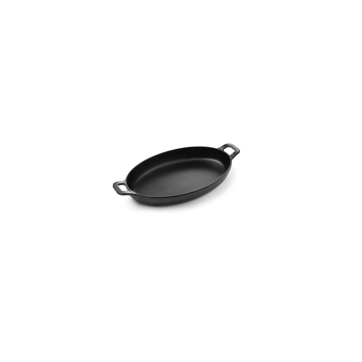 Vas servire in forma de mini-tigaie ovala cu manere, 263x140x(H)37 mm, melamina, Hendi Little Chef