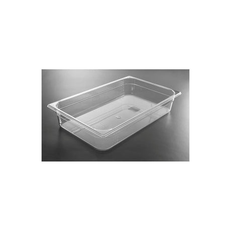 Tava Hendi Gastronorm GN 1/1 150 mm, 21 lt,  policarbonat transparent, rezistenta la temperature -40 gr. Celsius/ 110 gr. Celsius