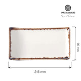 Farfurie de servire Vanilla, 215x90 mm Fine Dine