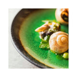 Farfurie Fine Dine, Beryl diametru 254 mm, portelan, decorat manual