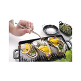 Penseta cu varf curbat, (L)240 mm, inox, pentru peste /manevrare produse fierbinti / decorare, Hendi