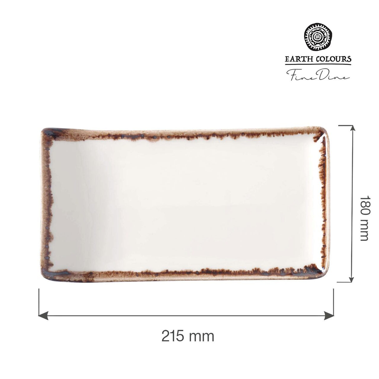 Farfurie de servire Vanilla, 215x180 mm Fine DIne