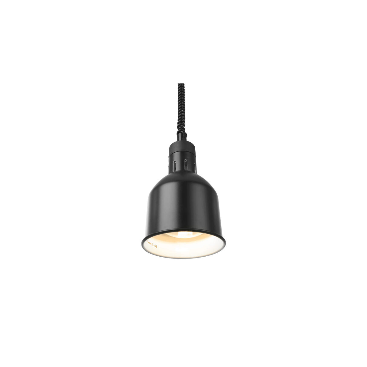 Lampa de incalzire cilindrica, culoare negru, ø175x(H)250