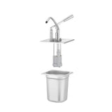 Capac cu dozator pentru recipiente GN, Hendi, GN 1/6, 180x165 mm