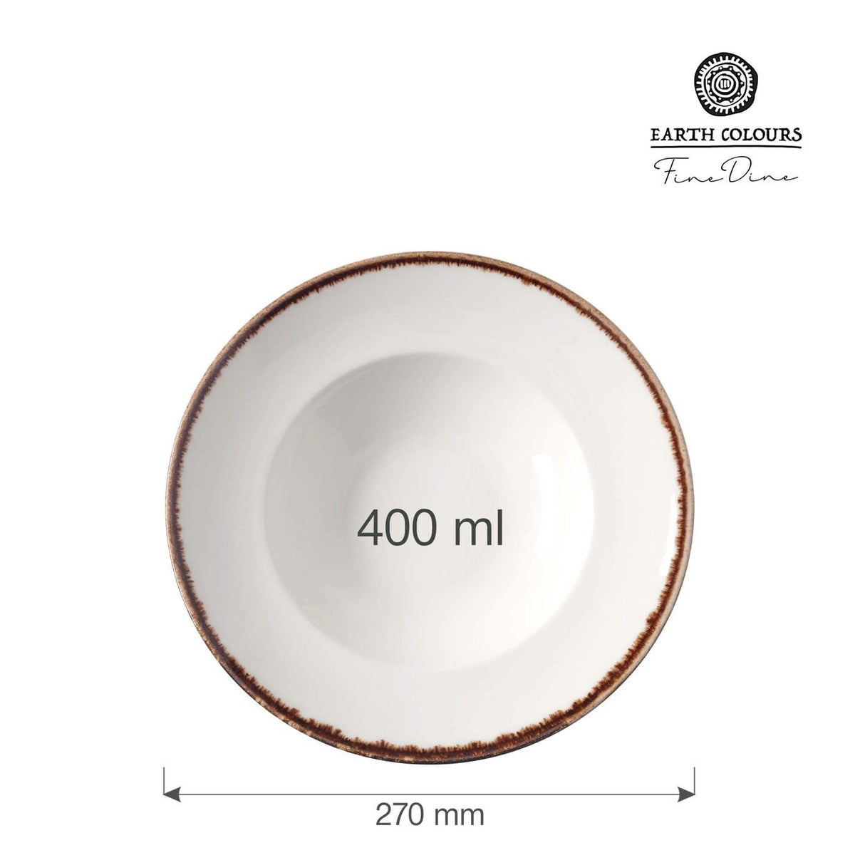 Farfurie paste Vanilla, 270 mm, 400ml  Fine Dine