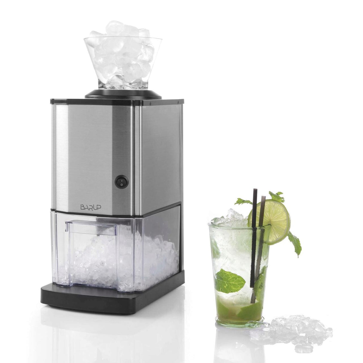 Zdrobitor electric gheata, pana la 12 kg/ora, corp inox, 80W, Hendi, 17x26x(H)46 cm