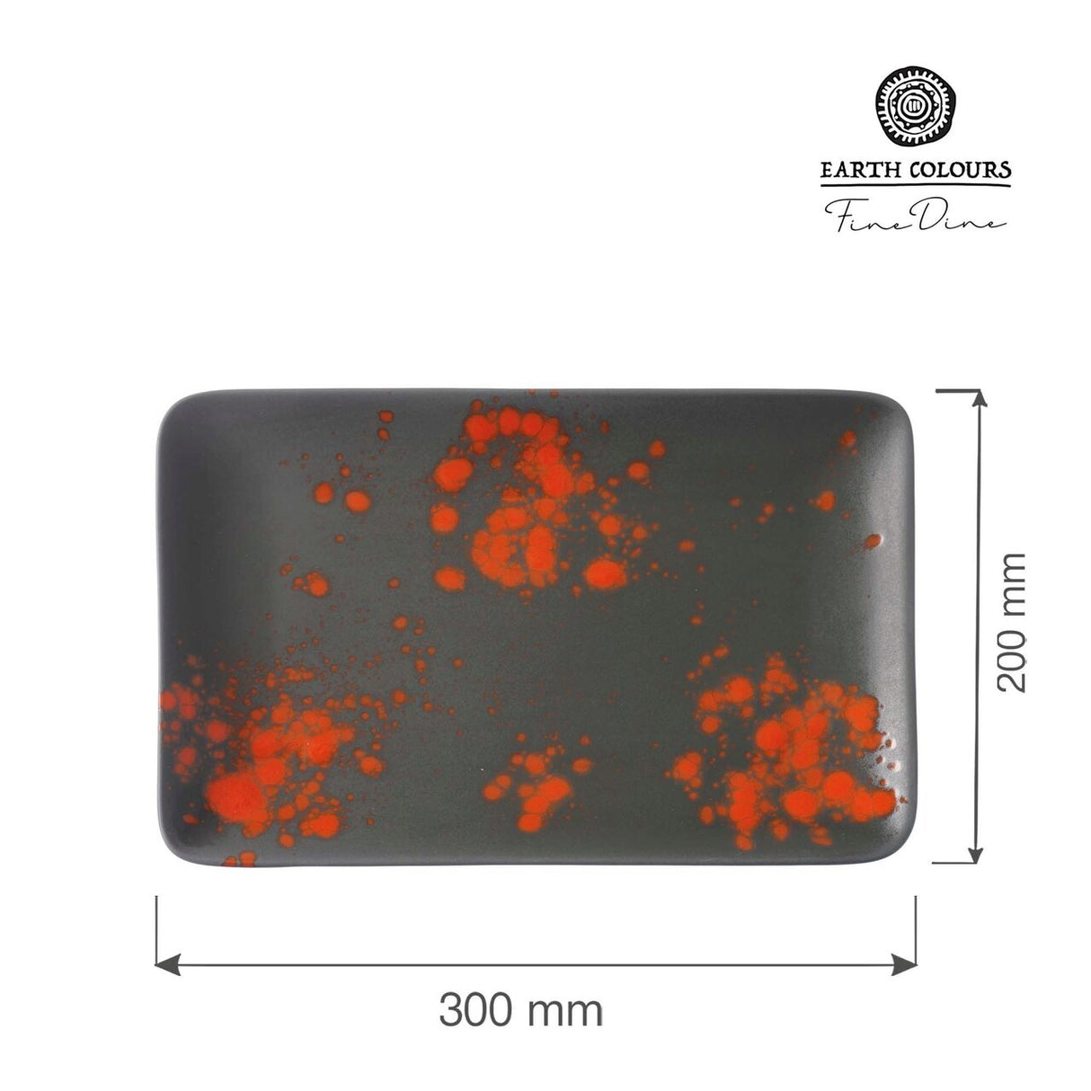 Platou dreptunghiular Bloom 300x200 mm