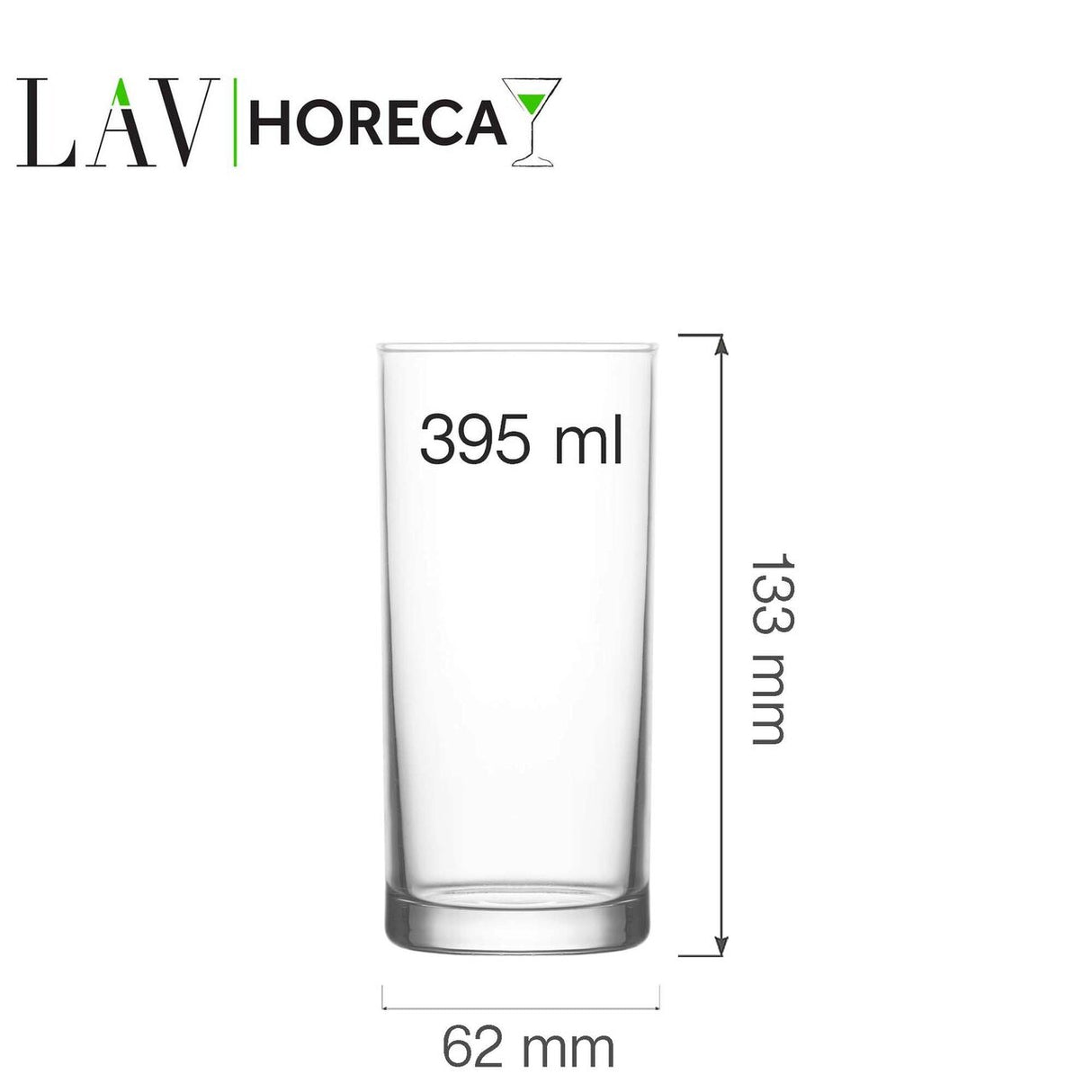 Pahar inalt Rotterdam 295ml, LAV