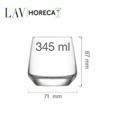 Pahar de whisky Lyon 345ml, LAV