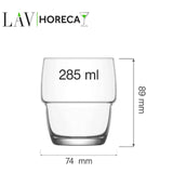 Pahar lowball Valetta, 285 ml, LAV