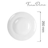 Farfurie pentru paste Bianco 260 mm Fine Dine