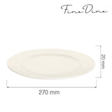 Farfurie Fine Dine, Crema 270 mm