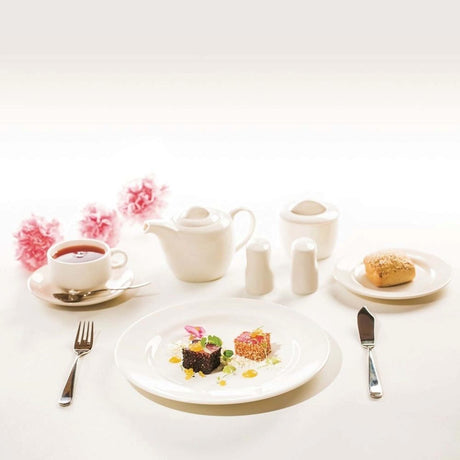 Platou oval, Fine Dine,  Crema 290x200 mm