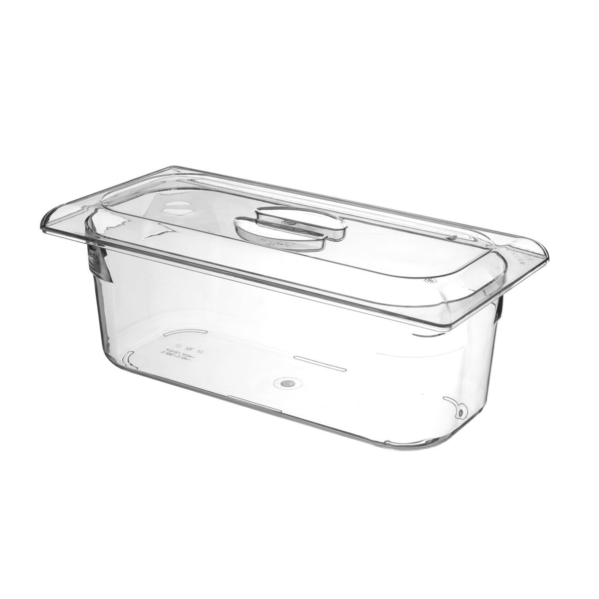Capac din policarbonat Hendi, pentru cuva inghetata, dimensiune 360x165 mm