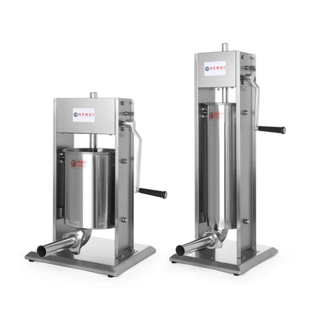 Aparat de umplut carnati Hendi Profi Line, capacitate 7 litri, vertical, 4 palnii incluse