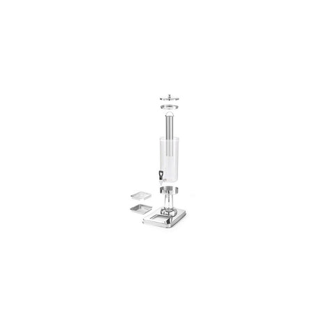 Dispenser suc 6 litri, suport inox, container din policarbonat, Hendi, robinet antipicurare, 415x315x490 mm