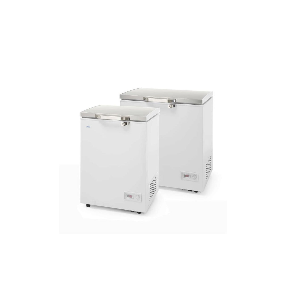 Lada frigorifica profesionala 93 L, interval racire -26 / -18 C, ARKTIC by Hendi, 65 W, corp aluminiu cu izolatie spuma de 70 mm, clasa energetica F, 574x608x845 mm, Clasa energetica F