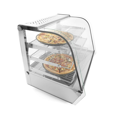 Vitrina calda cu 3 nivele, 160 lt, interval temperatura 30-90 gr C, 1500W, ARKTIC by Hendi, 857x568x(H)686 mm