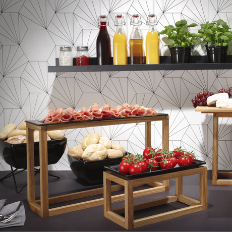 Tava din sticla neagra Vetro GN 1/2 , Fine Dine
