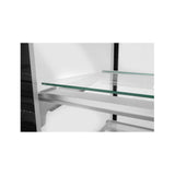 Vitrina frigorifica de prezentare interval temp. 2/6?C, 490 W corp inox, ARKTIC by Hendi, 1200x805x(H)1445 mm, 650 Litri, Clasa energetica C