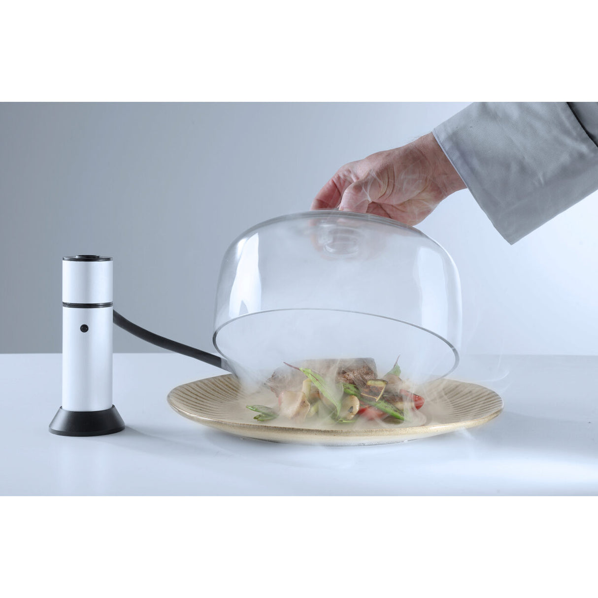 Cloche din sticla, Hendi, 275x(H)140mm, poate fi utilizat in combinatie cu infuzorul de fum
