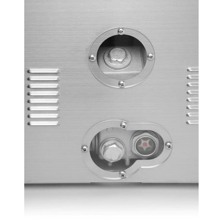 Aparat profesional de vidat cu camera 1000 W, banda sigilare 410 mm, latime 3 mm, timp si ciclu de sigilare ajustabile, Inox, display digital, Hendi Profi Line,  505x567x(h)465 mm