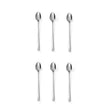 Set 6 x lingurite cu coada lunga Sundae, (L) 19.8 cm, inox, Hendi Profi Line