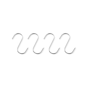 Carlige macelarie, inox, set de 4 bucati, 130x5 mm, Hendi