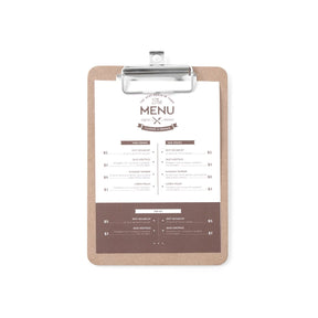 Clipboard pentru meniu 185x245 mm Hendi