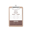 Clipboard pentru meniu 240x330 mm Hendi