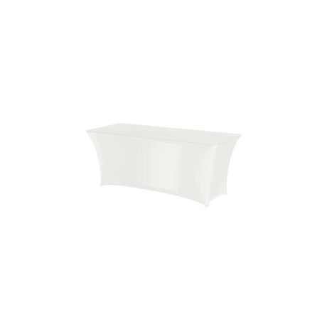 Fata de masa tip husa pentru masa bufet dreptunghiulara, 1830x760x(H)730 mm Alb, Hendi