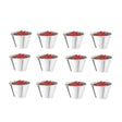 Set 12 boluri pentru sos Hendi Inox 115 ml 73x(H)47 mm