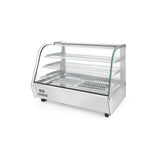 Vitrina profesionala calda cu 3 nivele, 120 litri interval temperatura 30-90 gr C, 1100 W, Hendi, 678x568x(H)686 mm