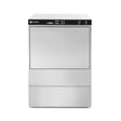 Masina profesionala de spalat vase K 50 cu pompa de evacuare si detergent 50 x 50 control electromecanic 230 W Hendi Inox 570x600(+370)x(H)830 mm