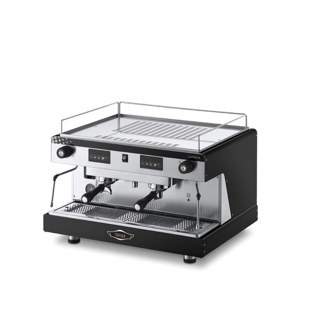 Espressor profesional Hendi Top Line BY WEGA 3700 W Negru 740x555x(H)515 mm control electronic programarea a pana la 4 cafele pe grup