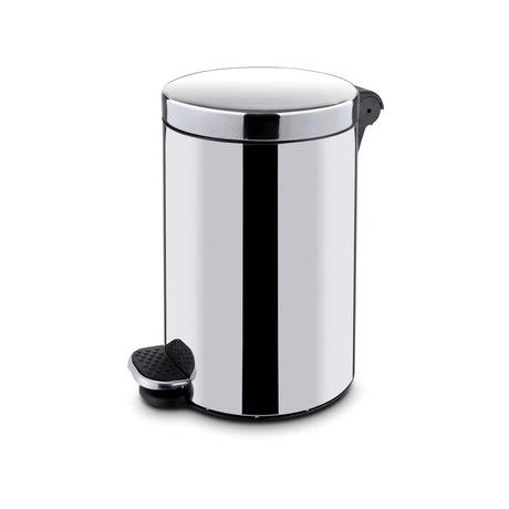Cos de gunoi rotund cu pedala, inox, 30L,ø300x(H)650mm