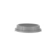 Capac cos de gunoi 120 litri rotund polipropilena Hendi, Negru 580x(H)80 mm