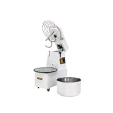 Malaxor profesional spirala cu vas detasabil 2 viteze echipat cu roti pivotante vas, capac si spirala din inox 18/10 Hendi 22 litri 750 W, capacitate maxima incarcare 17 Kg, productivitate 56 Kg,  385x670x(H)725 mm