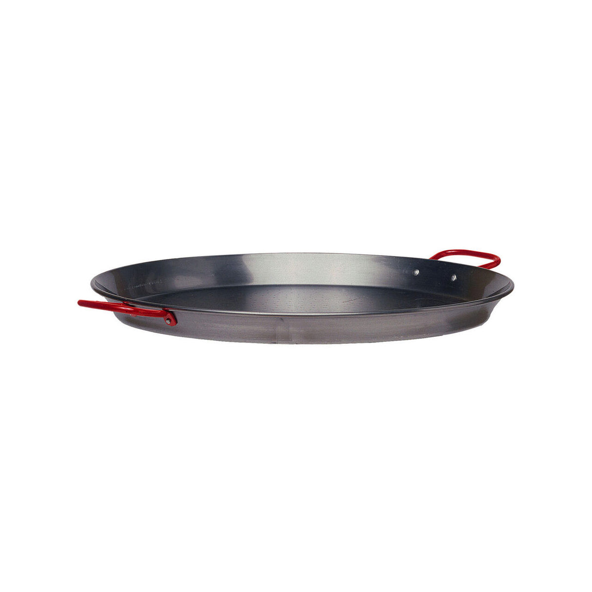 Tigaie mare cu 2 manere, diametru 30 x H 4 cm, din otel, Hendi, ideala pentru paella, pentru echipamente pe gaz