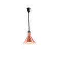 Lampa de caldura conica, finisaj cupru ø275x(H)250 mm, 230V, 250W