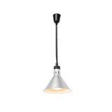 Lampa de caldura conica, argintie ø275x(H)250 mm, 230V, 250W