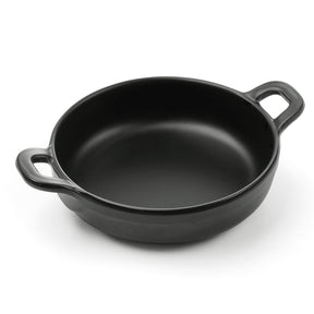 Vas servire in forma de mini-tigaie cu 2 manere, 189x147x(H)37 mm, melamina, Hendi Little Chef